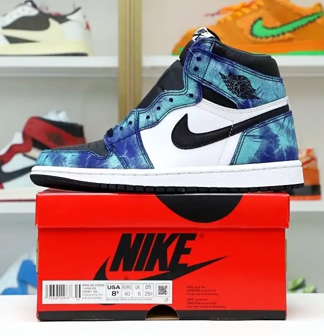 OG  High 1 Tie-Dye Jordan Air 0507